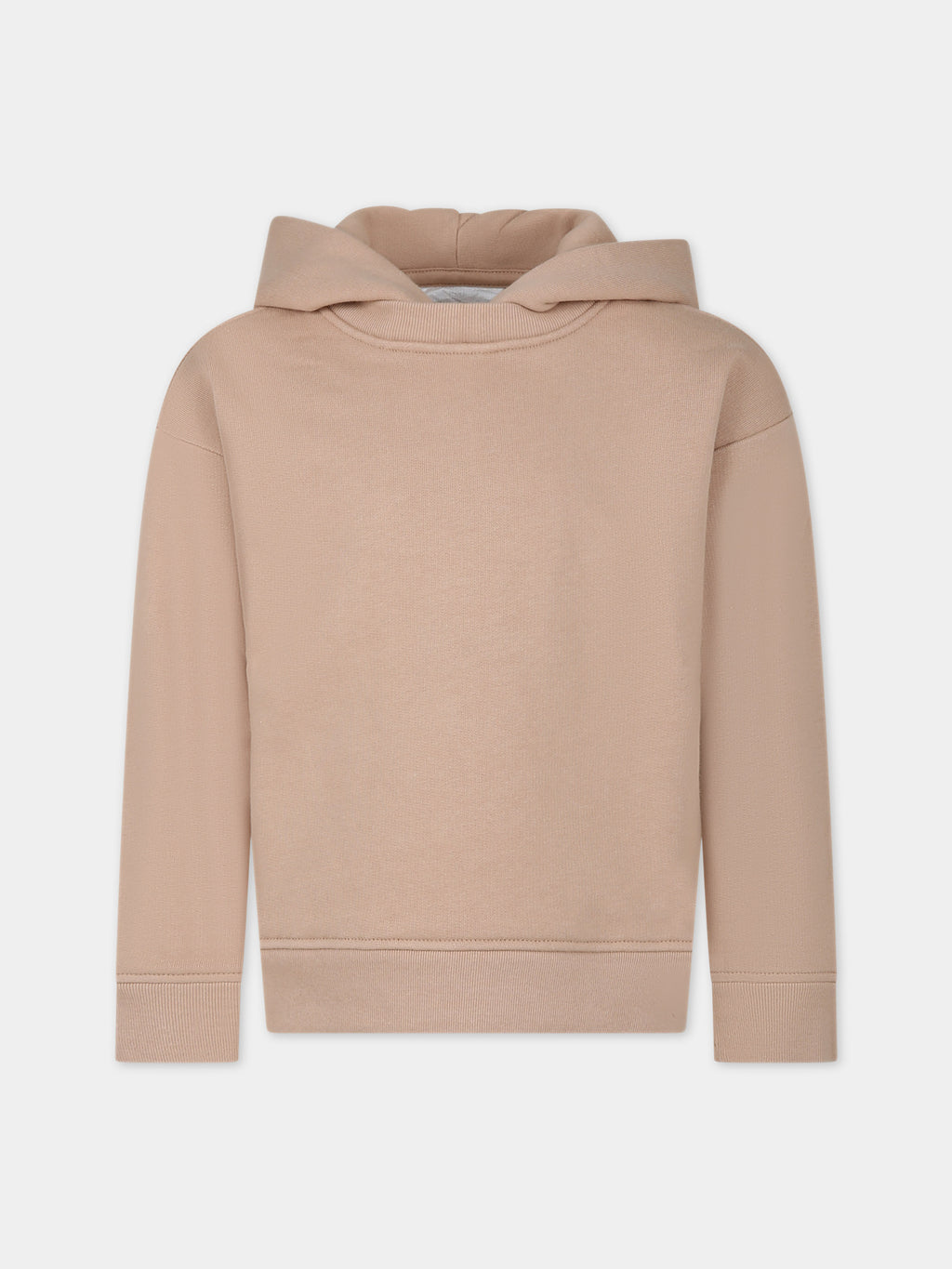 Beige sweatshirt for girl